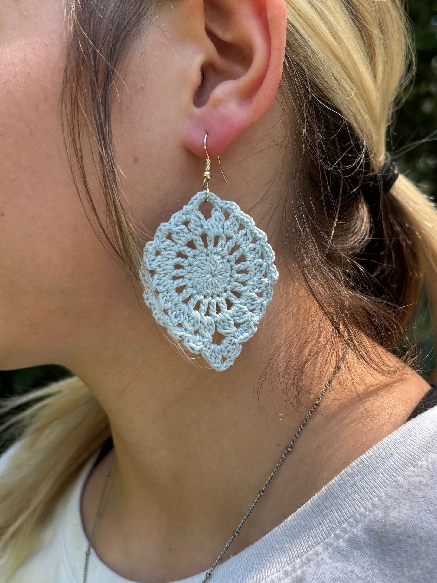 EVE Crochet Earrings – Bold, Handmade Statement Jewelry with Purpose