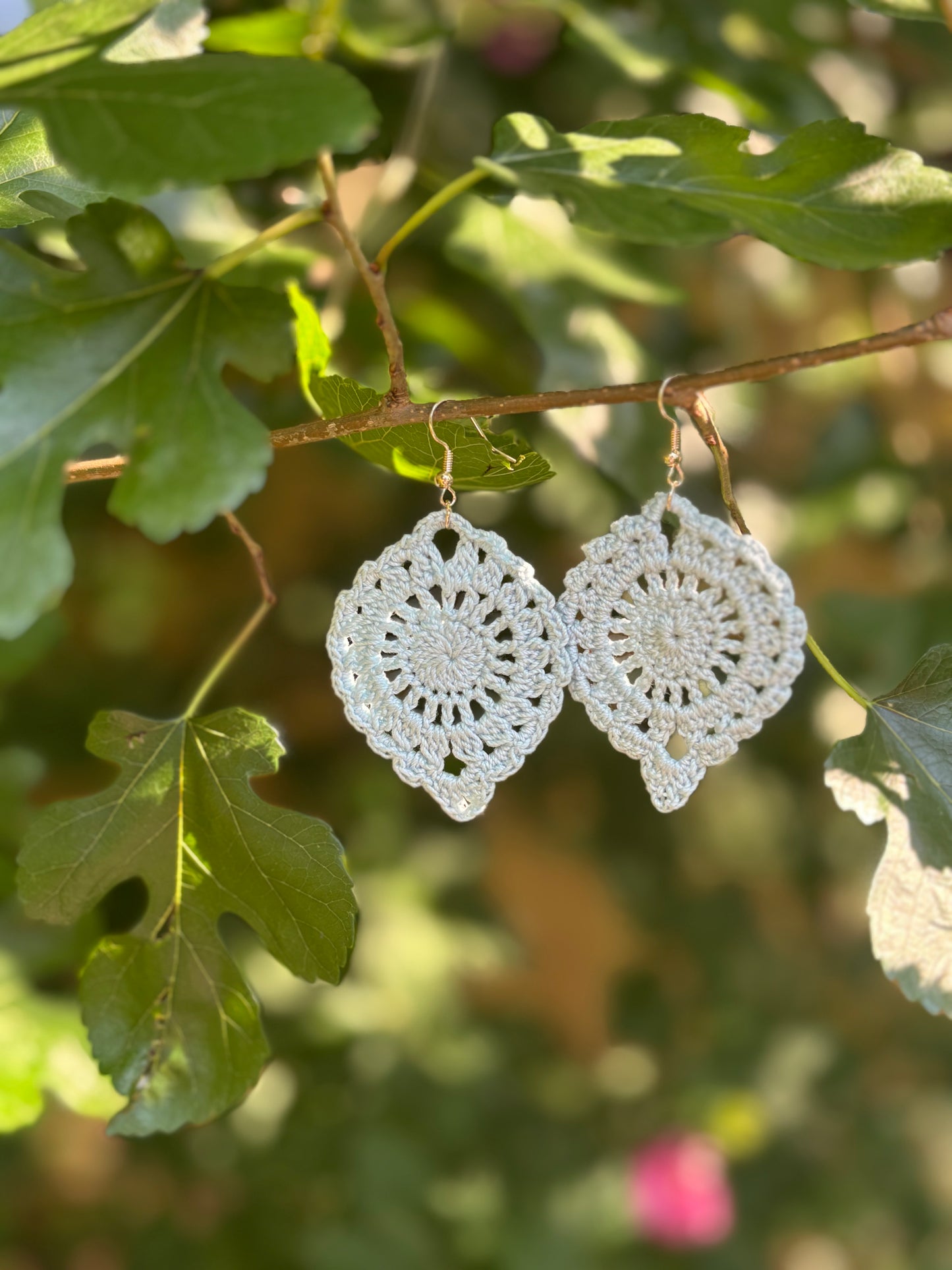 EVE Crochet Earrings – Bold, Handmade Statement Jewelry with Purpose
