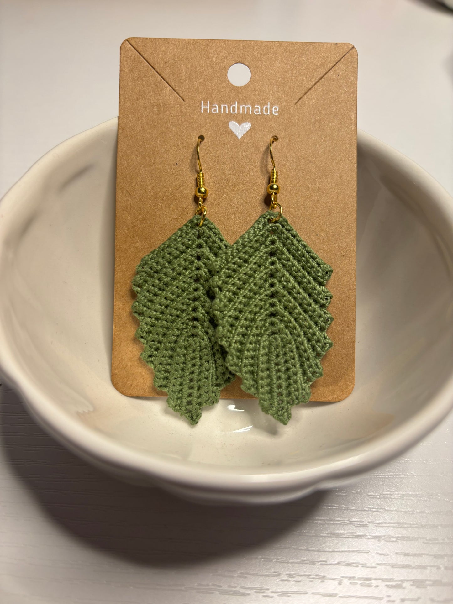 EDEN Leaf Crochet Earrings – Nature-Inspired Handmade Jewelry Rooted in Promise