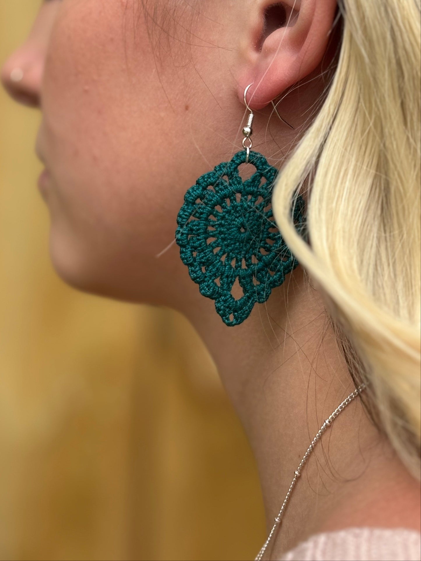 EVE Crochet Earrings – Bold, Handmade Statement Jewelry with Purpose